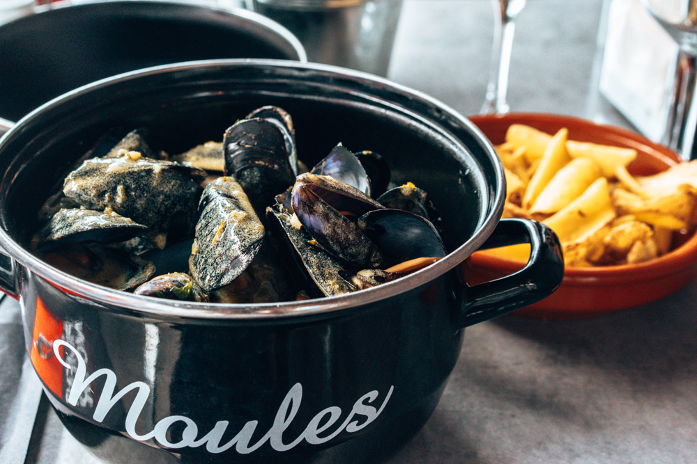 Iss Moules Frites im Le Piment Noir Reisevergnügen