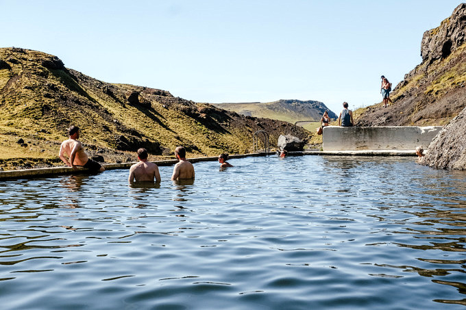 Seljavallalaug Pool, Island Natur