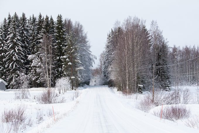 Mökki, Finnland, Winter