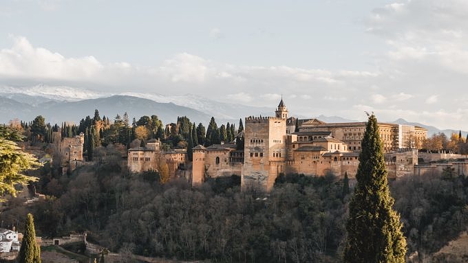 Granada, Alhambra, Reiseroute durch Spanien