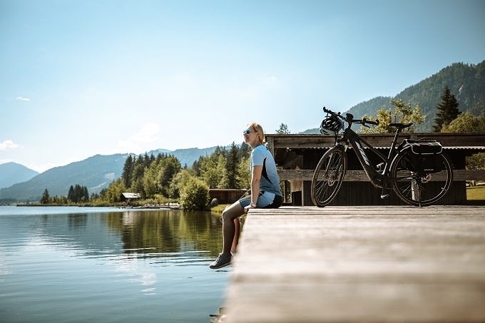 Radweg, Österreich, Radfahren, Fahrrad, Fahrradfahren, große Kärtner Seenschleife