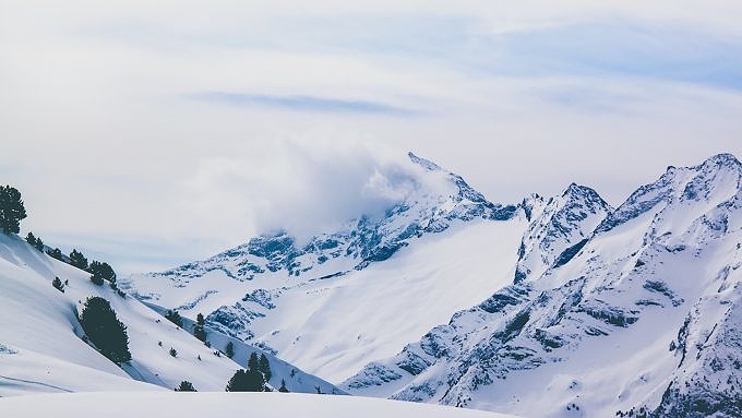Österreich, Berge, Schnee