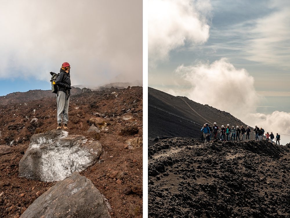 Ätna, Etna, Sizilien, Italien, Vulkan, Wanderung, Besteigung, Berg