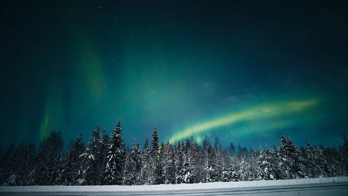 Finnisch Lappland, Polarlichter