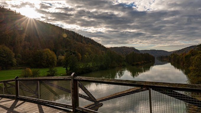 Donautal, Bayern, Deutschland, Herbst, Altmühltal, Panoramaweg