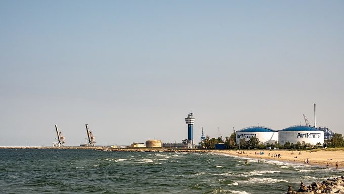 Danzig, Gdańsk, Ostsee, Polen, Strand, Westerplatte, Badestrand