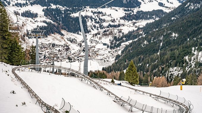 Lenzerheide, Winter, Schweiz, Rodeln, Rodelbahn